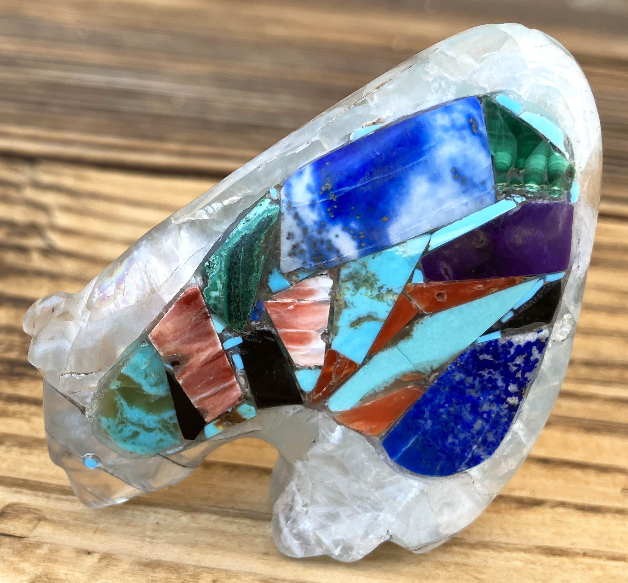 Chad Quandalacey | Zuni Fluorite Bear Fetish | Penfield Gallery of Indian Arts | Albuquerque, New Mexico